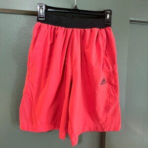 Adidas Boys Youth Small Red Shorts